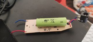 Placa com Bateria Recarregável HPJ Li-ion 14500