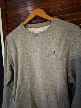 Sudadera Scalpers Gris Talla M
