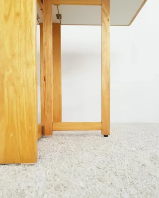 Mesa de formica y haya HABITAT. Vintage, 70s.