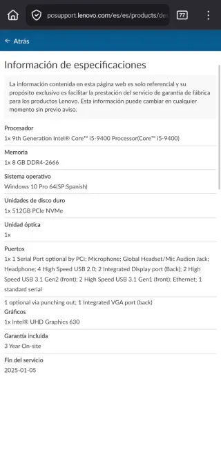 Lenovo ThinkCentre M720s 10ST