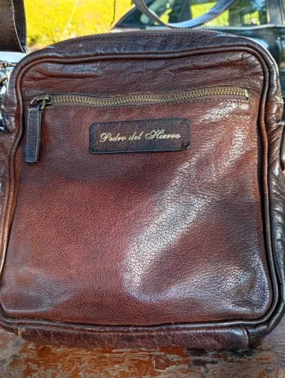 Bolso Piel Hombre Pedro del Hierro Marrón