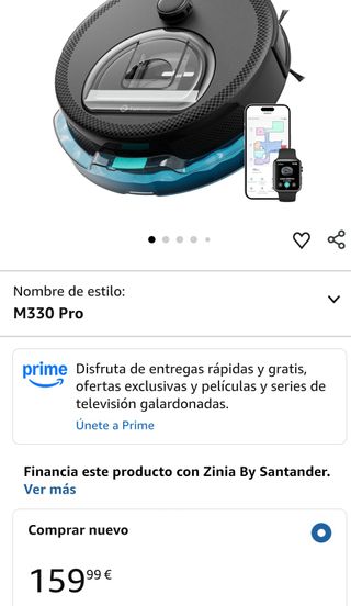 Robot Aspirador 3 en 1 LEFANT