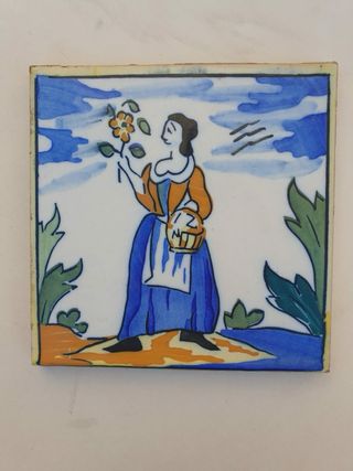 Azulejos decorativos escenas campestres