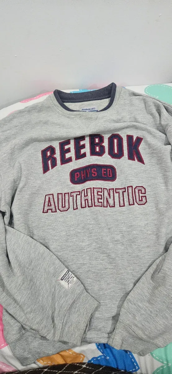 Reebok Phys Ed Authentic Sudadera Gris