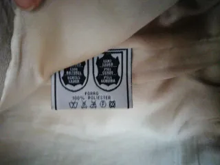 Cazadora Piel Arena Talla M