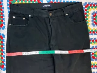 Pantaloni uomo cotone taglia 52 blu scuro