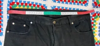 Pantaloni uomo cotone taglia 52 blu scuro