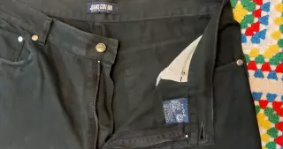 Pantaloni uomo cotone taglia 52 blu scuro