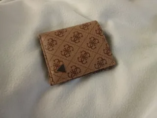 Cartera Guess Piel Beige/Marrón