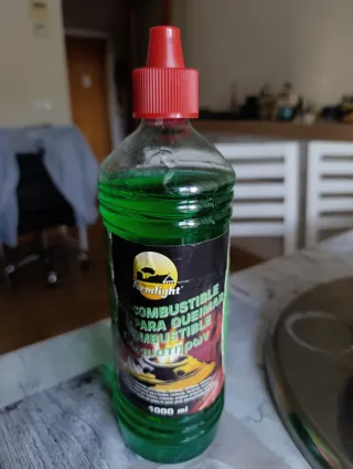 Fondée de Acero Inoxidable con asas de Madera