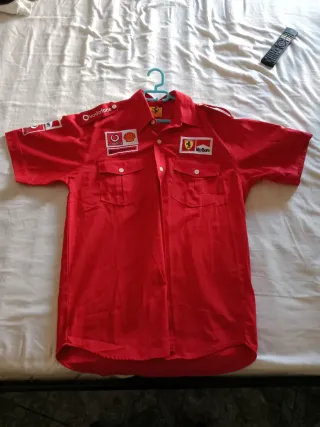 Camisa vintage Ferrari Talla L Nueva sin estrenar
