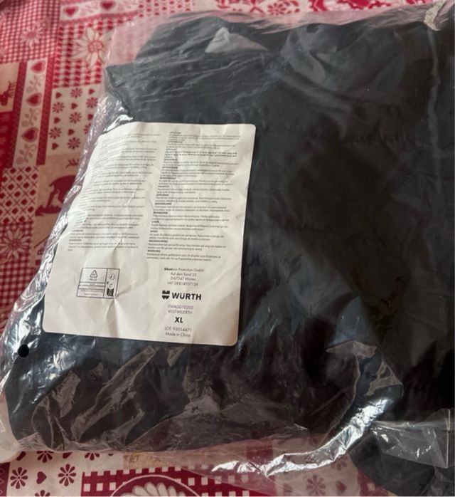 Gilet imbottito Wurth nero XL