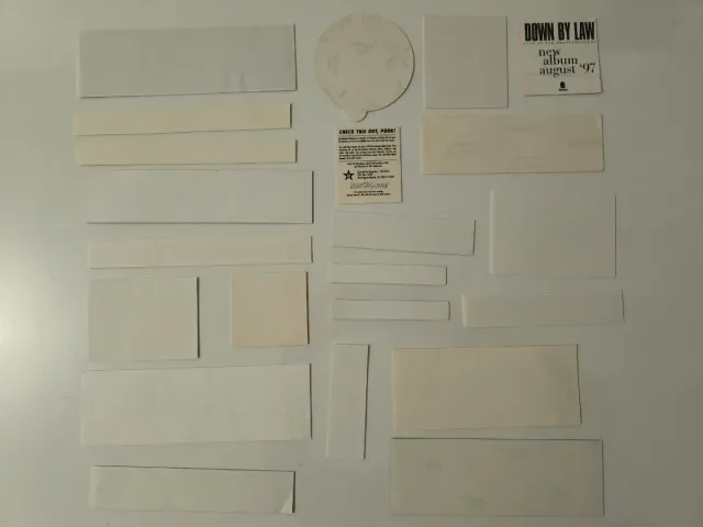 Lotto 22 adesivi hardcore punk vintage originali