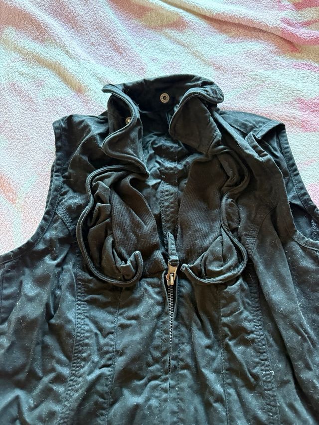 Vestido Desigual Negro con Bordados