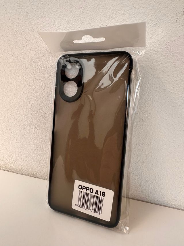Fundas OPPO A18 semitransparentes colores