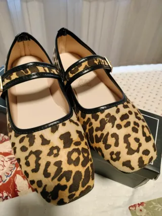 Manoletinas animal print