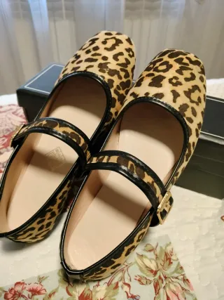 Manoletinas animal print