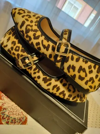 Manoletinas animal print