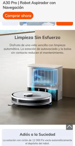 Robot Aspirador ILIFE A30 Pro
