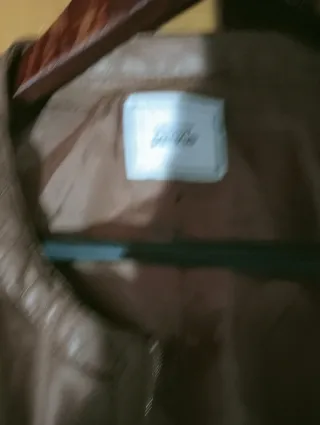 Chaqueta Piel Mujer Talla XXL Marrón