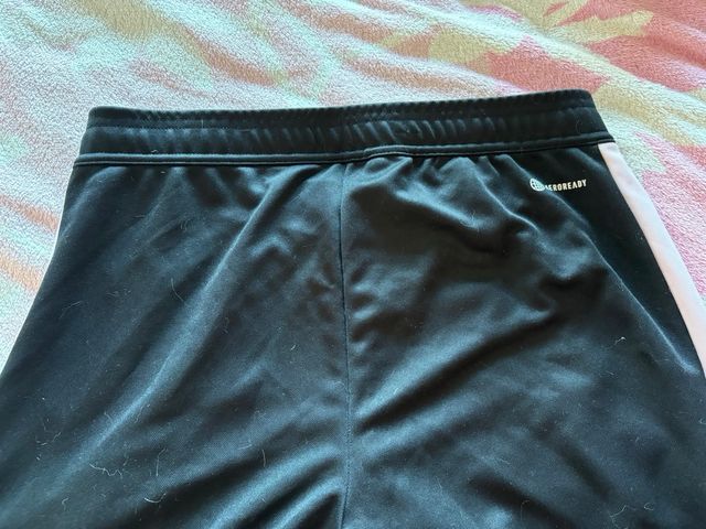 Pantalón chándal Adidas negro y rosa