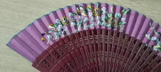Abanicos pintados a mano
