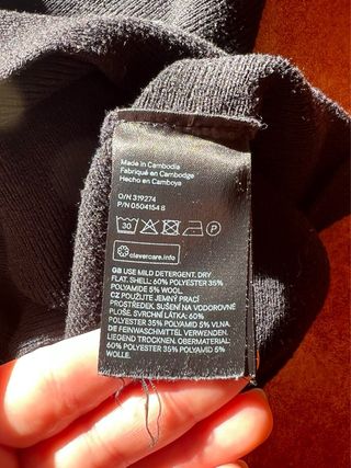 Maglioncino H&M nero maniche 3/4 - Taglia L
