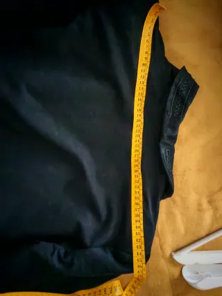 Blazer vintage nero con ricamo