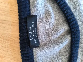 Jersey hombre gris y azul