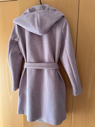 Abrigo Zara Rosa Talla S