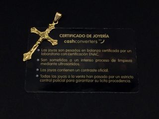 E724136-0 Crucifijo Oro 18K