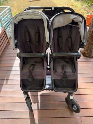 Bugaboo Donkey 3 Silla Gemelar + extras