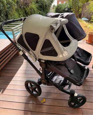 Bugaboo Donkey 3 Silla Gemelar + extras