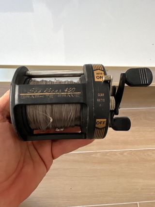 Carrete Pesca Sea Bear 450 Graphite Frame