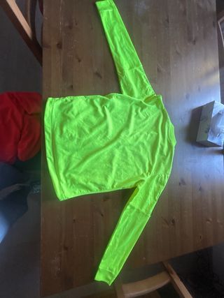 Camiseta técnica Nike niño verde fluorescente