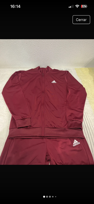 Conjunto Adidas Chándal Rojo