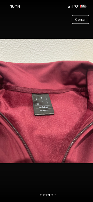 Conjunto Adidas Chándal Rojo