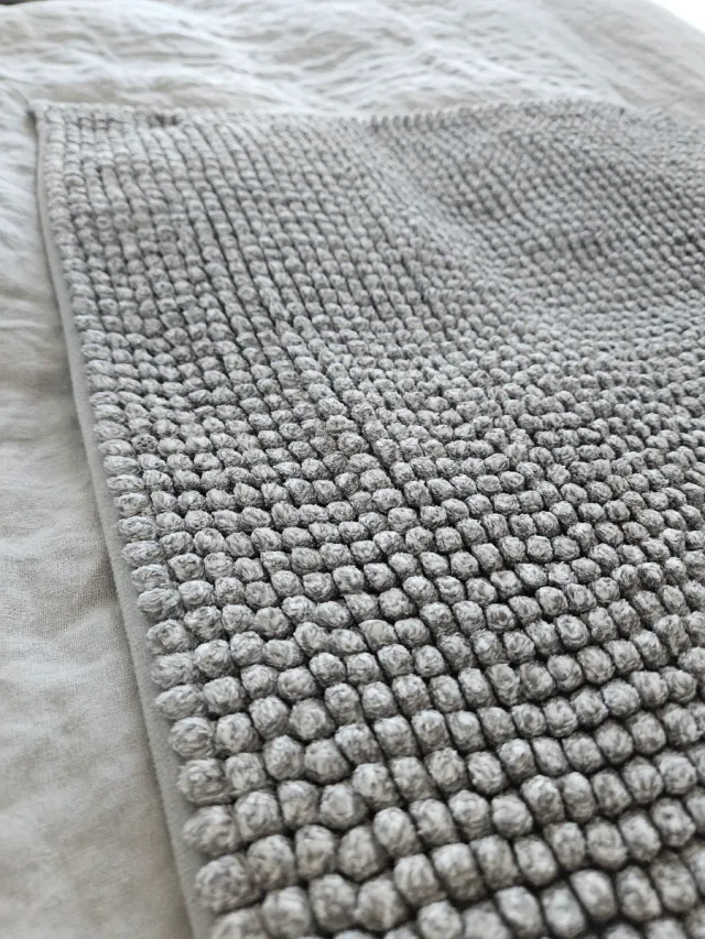 2x1 alfombrillas baño grises