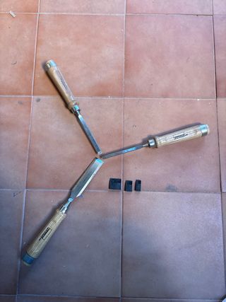 Set de 3 formones Powerfix