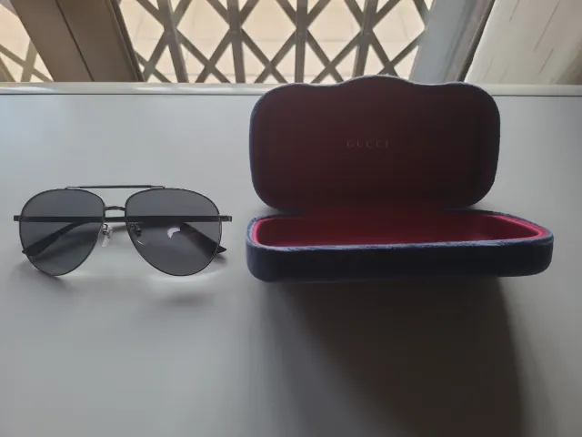 Gafas de Sol Gucci Aviador Negras