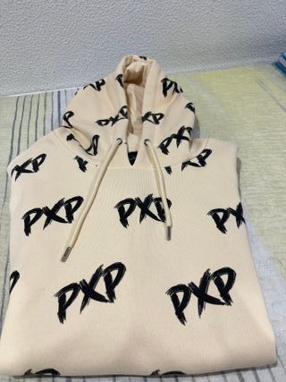 Sudadera Project Paris Beige Estampada