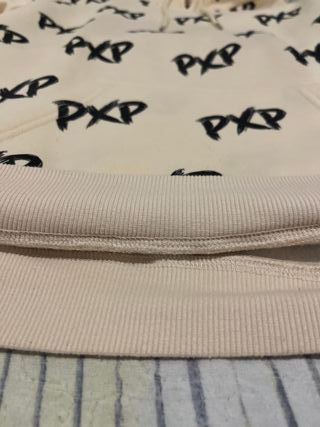 Sudadera Project Paris Beige Estampada