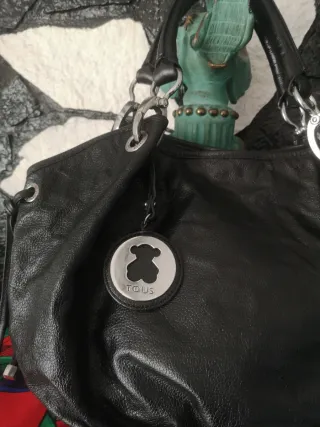 Bolso Piel Genuina Tous Negro