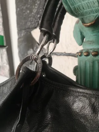 Bolso Piel Genuina Tous Negro