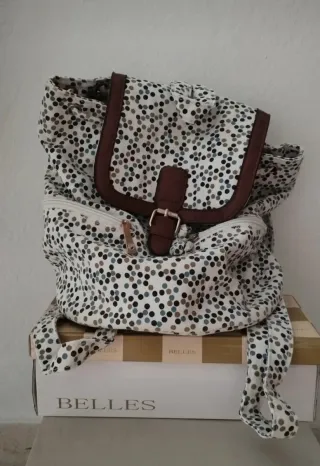 Mochila casual de lunares