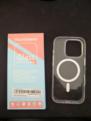 Custodia Noa iPhone 16 Pro Trasparente + Protezione Schermo