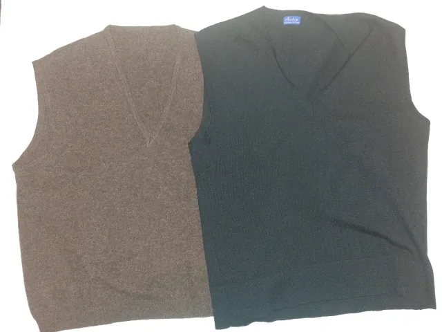 2 Gilet Uomo V-Neck