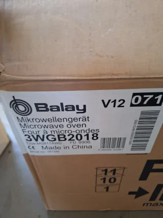 Microondas Balay 3WGB2018 Blanco