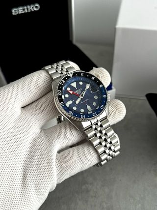 Seiko 5 Sports GMT Azul Negro