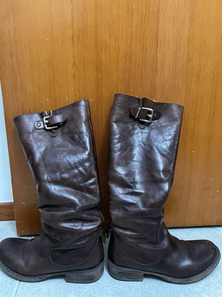 Botas Maliparmi Piel Marrón Talla 38